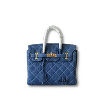 Load image into Gallery viewer, Icon Bag - Your Own Denim Birkin
