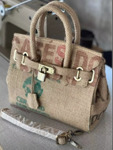 Load image into Gallery viewer, Icon Bag -Your Own Burlap Coffee Bean Birkin
