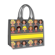 Load image into Gallery viewer, Icon Tote - Your Own Girl Power Print Book Tote
