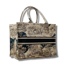 Load image into Gallery viewer, Icon Tote - Your Own Vintage Deer Print Book Tote
